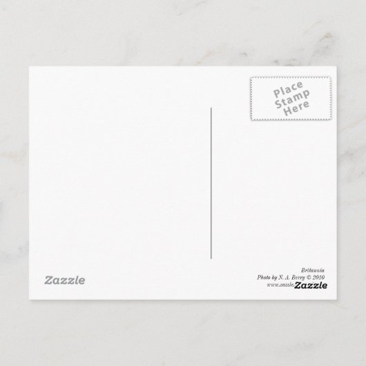 ブリタニア ポストカード (裏面)