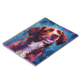 ブリタニカラフルー犬 ノートブック (左側)