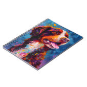 ブリタニカラフルー犬 ノートブック (左側)