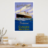 ブリタニック~リバプール,アメリカ,カナダ ポスター (キッチン)