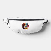 ブリタニフランスのースパニエル犬ママパパドッグ顔アポップ・アートのートC ファニーパック (レイダウン)