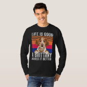 ブリタニーがあなたの人生をより良くする ヴィンテージ Tシャツ (正面フル)