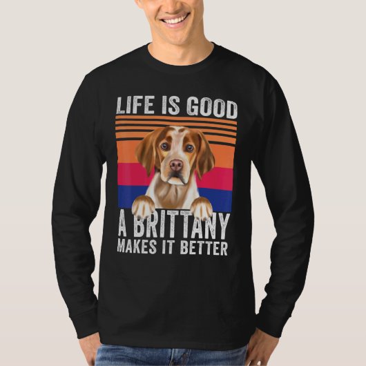 ブリタニーがあなたの人生をより良くする ヴィンテージ Tシャツ (正面)