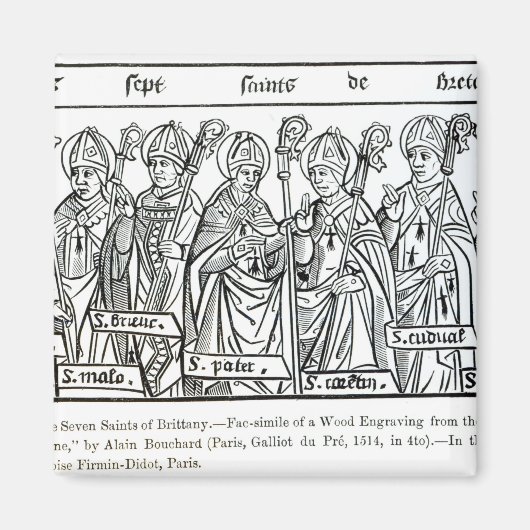 ブリタニーの七つの聖人 マグネット (正面)