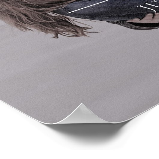 ブリタニーの写真が私たちのサイン結婚へようこそ ポスター (角)