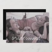 ブリタニーの写真台本が私の花嫁になる 招待状 (正面/裏面)