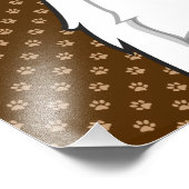 ブリタニーの犬の手 フォトプリント            (角)