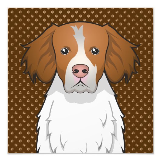 ブリタニーの犬の手 フォトプリント            (正面)