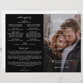 ブリタニーカトリック結婚式 プログラムフルマス (正面/裏面)