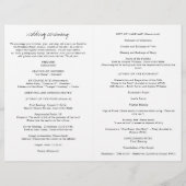 ブリタニーカトリック結婚式 プログラムフルマス (裏面)