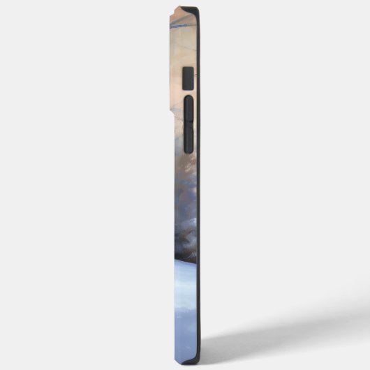 ブリタニースパニエル犬がそれを雪のクリスマスに許可 Case-Mate iPhoneケース (裏面 / 左)