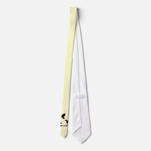 ブリタニースパニエル犬とファルコリー ネクタイ (裏面)