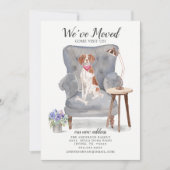 ブリタニースパニエル犬の動きの発表 案内状 (正面)