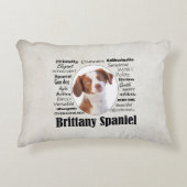 ブリタニースパニエル犬の特徴 アクセントクッション (正面)
