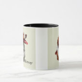 ブリタニースパニエル犬アートギフト マグカップ (中央)