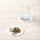 ブリタニースパニエル犬アート、 ペーパーコースター (インサイチュ)