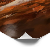 ブリタニースパニエル犬イン紅葉秋インスパイア ポスター (コーナー)