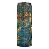 ブリタニースパニエル犬クリスマスフェスティバル航海 タンブラー (裏面)