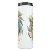 ブリタニースパニエル犬クリスマスリースフェスティバルカップ タンブラー (裏面)