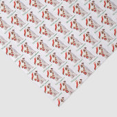 ブリタニースパニエル犬クリスマス 薄葉紙 (詳細)