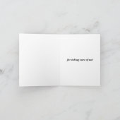 ブリタニースパニエル犬サンキューカード サンキューカード (内部)