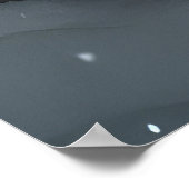 ブリタニースパニエル犬スノウィースリークリスマスデコール ポスター (角)