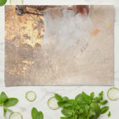 ブリタニースパニエル犬ダベットカバーシャワーカーテン キッチンタオル (折り畳み)