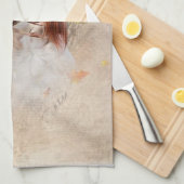 ブリタニースパニエル犬ダベットカバーシャワーカーテン キッチンタオル (四つ折り)