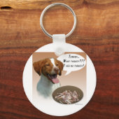 ブリタニースパニエル犬トルコ キーホルダー (正面)