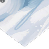 ブリタニースパニエル犬ドッグウィンターワンダーランドクリスマス テーブルクロス (アングル)