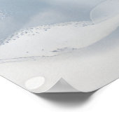 ブリタニースパニエル犬ドッグオートバイクリスマスに乗る ポスター (角)