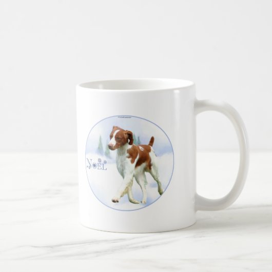 ブリタニースパニエル犬ノエル コーヒーマグカップ (右)