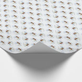 ブリタニースパニエル犬ノエル ラッピングペーパー (角)