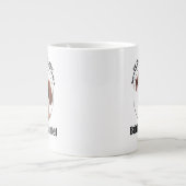 ブリタニースパニエル犬パパ ジャンボコーヒーマグカップ (正面)