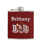 ブリタニースパニエル犬パパ フラスク (正面)