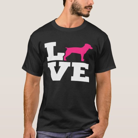 ブリタニースパニエル犬ラブ Tシャツ (正面)