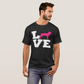 ブリタニースパニエル犬ラブ Tシャツ (正面フル)