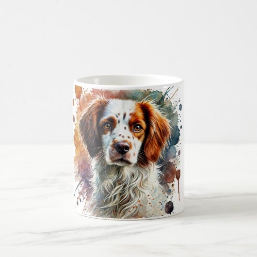 🐾ブリタニースパニエル犬愛好家、このマグカップはあなたのためにある！ コーヒーマグカップ (中央)