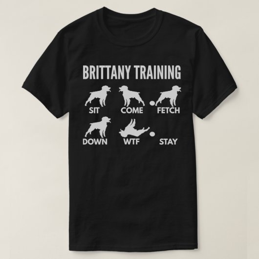 ブリタニースパニエル犬所有者向け研修 Tシャツ (デザイン正面)