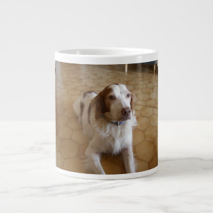 ブリタニースパニエル犬敷設 ジャンボコーヒーマグカップ