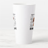 ブリタニースパニエル犬特性 カフェラテマグ (正面)