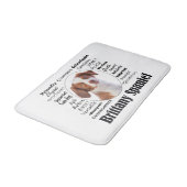 ブリタニースパニエル犬特性 バスマット (アングル)