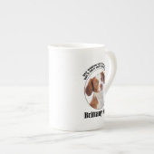 ブリタニースパニエル犬特性 ボーンチャイナマグカップ (正面右)