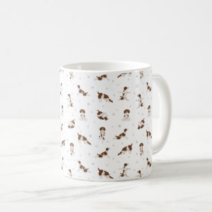 ブリタニースパニエル犬犬ヨガをしている コーヒーマグカップ