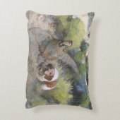 ブリタニースパニエル犬狩りチュカールパトリッジ，アート アクセントクッション (裏面(縦))