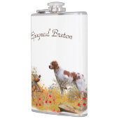 ブリタニースパニエル犬狩りフェアサン フラスク (左)