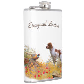 ブリタニースパニエル犬狩りフェアサン フラスク (右)