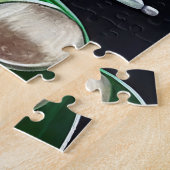 ブリタニースパニエル犬運転自転車セントパトリックの日 ジグソーパズル (側面)