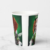 ブリタニースパニエル犬運転自転車セントパトリックの日 紙コップ (右)