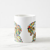 ブリタニースパニエル犬11オズ。コーヒーマグ コーヒーマグカップ (中央)